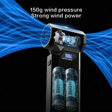 Z2 强力鼓风机 110000RPM 四速可调涡轮喷气鼓风机 带 LED 灯电池显示 压缩空气除尘器 - 手持 - 查看 10