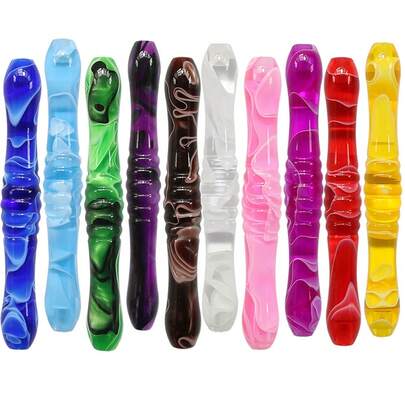 מכחול צבע ריינסטון שרף 5d חדש עם קצוות חלופיים, מכחול צבע ריינסטון רב-קצוות, ידית ארגונומית, כלי אמנות ציפורניים עשה זאת בעצמך.