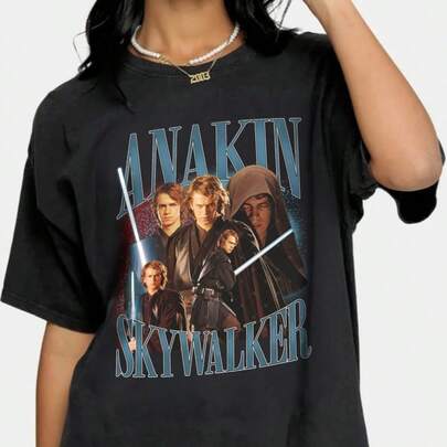 Limited A Nakin Skywalker Shirt,A Nakin Skywalker Graphic Y2k Clothing,Vintage A Nakin Skywalker 90s Sh