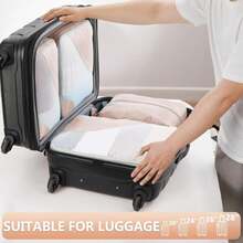 8 Set Packing Cubes For Travel, Gifts For Women Mom,Anti-Tearing Suitcase Organizer For Luggage With Shoe &Amp; Hanging Toiletry Bag,OlarHike Vacation Essentials &Amp; Accessories For Cruise Ship - ColorA - 查看 5