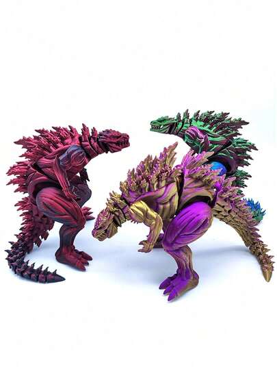 1pc Monster King Doll Model, Colorful Appearance With Movable Structure, Creative Model Ornament, Suitable For Home And Office Decoration, Ideal Gift Choice, Stylish Look, Bright Colors, Unique Gift.