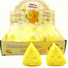 New Cute Cheese Squishy Toy, Innovative Squeeze Cheese Toy, Perfect Choice For Christmas And Party Gifts. - 1 - View 8