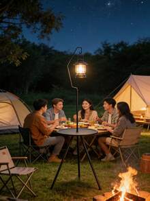 Kaysell® 183 X 76 Cm Folding Plastic Buffet Table, Camping Table, Party Table, Garden Patio Table, Accommodates 8 People, With Handle - A - View 6