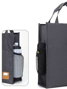 Unisex Fashion Casual Handbag, File Folder, Laptop Bag, Large Capacity Compartment Business Commuter Tote - Signature - View 4