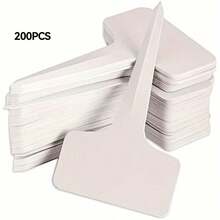 200 Nhãn Đánh Dấu Cây Trồng Ngoài Trời, Nhãn Đánh Dấu Cây Con, Nhãn Đánh Dấu Cây Bằng Nhựa, Nhãn Đánh Dấu Rau Củ Tái Sử Dụng, Dùng Cho Hoa, Rau Củ, Hạt Giống, Vườn, Vườn ươm - Một kích cỡ phù hợp cho tất cả - Xem 10