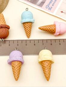 10-100个/包 树脂仿真可爱冰淇淋吊坠 DIY耳环项链钥匙扣饰品配件批发 - 多款 - 查看 4