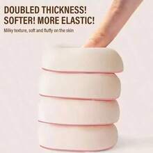 1/5/8/10pcs Makeup Sponge Blender, Ultra Soft Thick Air Cushion Puff, Suitable For Foundation, BB Cream, Loose Powder, Dry & Wet Use - Multicolor - View 3