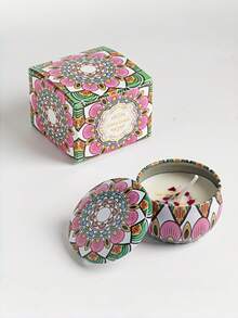 4支装香氛蜡烛礼盒,大豆蜡烛罐,香薰蜡烛,营造浪漫氛围,是婚礼、节日或感谢礼品的理想之选,也是完美的家居和卧室装饰、家居香氛、婚礼装饰、家居装饰、斋月礼品。 - 多色 - 查看 12