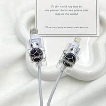 Ống bảo vệ cáp hình rùa hoạt hình dễ thương chất lượng cao, bền và chống mài mòn - Tương thích với tay cầm sạc Apple, thiết kế nhiều màu sắc, phụ kiện sạc Apple/Android, trang trí hình rùa dễ thương, vỏ bảo vệ sống động, phụ kiện nhỏ gọn, tiện ích thú vị, chất liệu bền lâu, bảo vệ thiết bị tiện ích, cần thiết cho người đam mê thiết bị công nghệ. - Nhiều màu - Xem 12