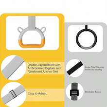 Adult Fitness Ring, Home Gym Equipment, Pull-Up Ring, Adult Home Fitness Ring Without Striking Rod, Hanging Rope For Training And Exercise - Ring Fit Adventure - View 5