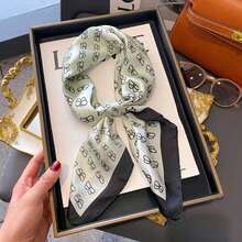 1-Piece Leisure Polka-Dot 70cm Square Scarf, New Women's Spring And Autumn Headscarves, Multifunctional Belts, Hair Bands, Headscarves, Fashion Scarves. - Multicolor - View 8