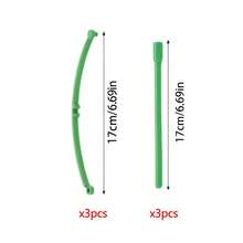 6/18/30/60pcs Plant Support Stakes, Plant Support Rings With Twist Ties, Flower Rack Supports That Can Be Spliced Together, Indoor Plant Flower Racks For Balcony Branches And Climbing Frames - Green - View 14