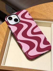 Wave Ripples 1件装艺术水波纹亮面二合一Phylon手机壳，兼容三星/ 11/12/13/14/15/16/17 Pro Max - 彩色 - 查看 4