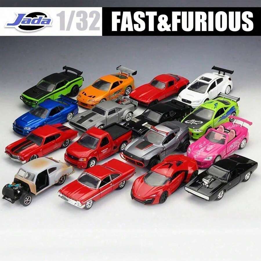Jada Official Licensed Fast & Furious 1/32 Diecast Model Car, Openable Doors, Rubber Tires, Rotating Wheels, Adult Collectible & Gift - Multicolor - View 1