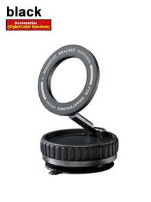 360° Rotatable Magnetic Phone Holder, Foldable Hands-Free Car Phone Mount Applicable To Car/Smooth Surface, Portable & Adjustable, Practical Christmas Gift - A - View 9