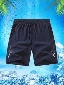 4-Pack Men's 5" Quick Dry Shorts Casual Lightweight Athletic Shorts With Zip Pockets - 彩色 - 查看 3