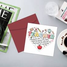 1 Thiệp chúc mừng hài hước về định nghĩa giáo viên kèm phong bì, Thiệp cảm ơn thầy cô, Thiệp Ngày Nhà giáo, Thiệp tri ân thầy cô, Món quà hoàn hảo cho Ngày Nhà giáo, Sinh nhật & Tốt nghiệp. - Chủ đề của giáo viên - Xem 5