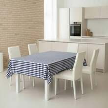 Kiva Stain-Resistant Tablecloth, Small Checkered Pattern, Extra Soft Touch, Teflon Coated And Waterproof, Sizes From 100x140 To 300x140 Cm And Round 140 Cm - Stain-Resistant Tablecloth - Available In 15 Colors - 選項5 - 查看 1