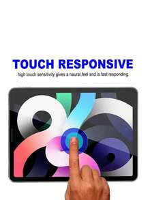 1pc Tempered Glass Screen Protector, Compatible With IPad, Galaxy Tab, Pad SE, HONOR Pad, Mi Pad, MatePad Air, Scratch-Resistant, Sensitive Touch - Clear - View 7