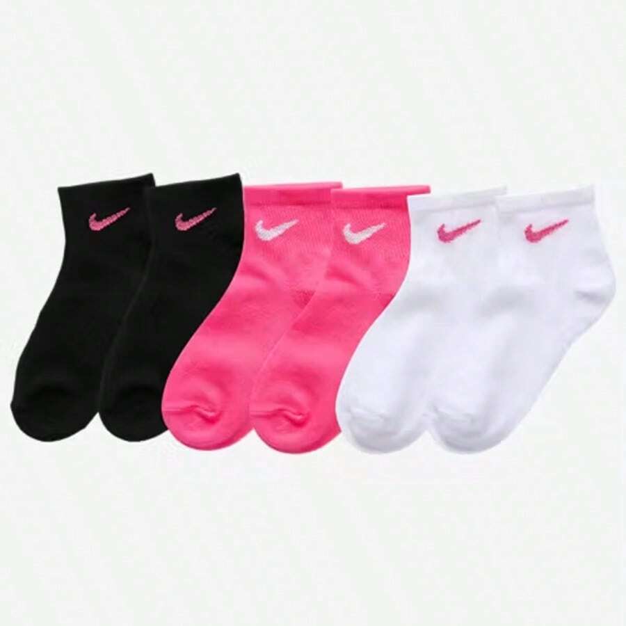 Nike Metallic Crew Socks 6 Pack UN0357-AA6 - Hot Pink - View 1