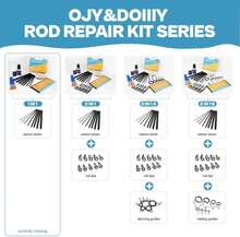 OJYDOIIIY 3-In-1 Fishing Rod Repair Kit - Carbon Sticks/Rod Tips/Eyelets Replacement Parts, Complete Supplies And Instructions - ColorA - View 2