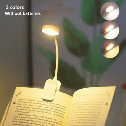 1 pièce Nouvelle lampe à pince créative, avec design de pince, convient pour le bureau de dortoir, la table de chevet de la chambre, lampe de lecture (piles non incluses)