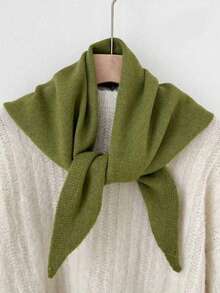 1条纯羊毛三角围巾，用途广泛，保暖性极佳，适合冬季佩戴，可作头饰或时尚多功能礼品。 - 彩色 - 查看 20