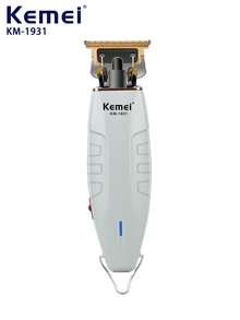 Kemei 1 máy cắt tóc điện KM-1931 dành cho nam, bộ dụng cụ cắt tóc chuyên nghiệp, điều chỉnh chính xác, máy tỉa tóc không dây. - Xám - Xem 3