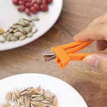 3D打印迷你塑料葵花籽剥壳器，适用于派对、烘焙、零食和葵花籽剥壳，方便易用，可拆卸，创意厨房工具 - 彩色 - 查看 1