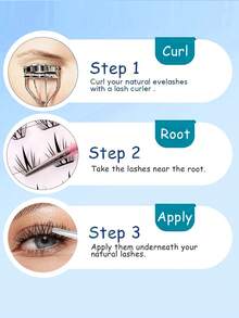 36pcs Self-Adhesive Eternal Love False Eyelashes Set, Mixed Length Fluffy Cluster, No Glue Needed, Fluffy Individual Lashes, Self-Adhesive DIY Lash Extension, Pre-Glued Lash Clusters, Natural Lengthening C-Curl Lash Clusters, No Glue Or Makeup Remover Needed, False Eyelashes, Lash Clusters, Individual Lashes, Eyelashes, False Lashes - C - View 7