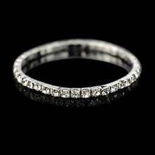 1 pièce Bijou populaire, Bracelets sertis de diamants, Bracelets à bouche ouverte à la mode pour dames, Cadeaux de style simple pour mariées, Accessoires de boule industrielle, Soirées dansantes, Été - Argent - Voir 5