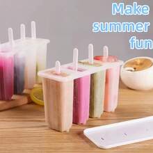 Set de 2 moldes para helado, 4 piezas de moldes para helado de uso doméstico, molde de helado DIY, bandeja de helado creativa, herramienta de cocina de verano, suministros de cocina, accesorios de cocina - Multicolor - Ver 7
