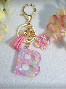 Colorful Flower Pendant Keychain, Suitable For Bag Decoration, Great Gift For Girlfriend - Baby Pink - View 4