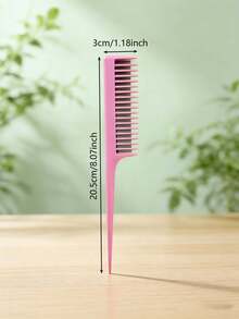 Professional Salon Quality Smooth Tail Comb, Suitable For Styling Hair Of All Types For Women And Girls - C - View 11
