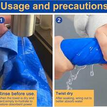 Bath Towel Cat & Dog Super Absorbent Easy Clean Multi-Purpose Suede-Like Material 2 Pack Premium Dog Drying Towel Super Softer Reliable Quality Sleeke Grooming Pet - one-size - View 4