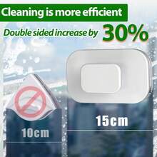 Double-Sided Magnetic Window Cleaner, High-Rise Window Magnetic Glass Cleaner With Safety Rope, Single-Handed Window Washing Tool, Double-Layer Glass Window Cleaner, Thick Glass Magnetic Window Cleaner, Stainless Window Cleaning Brush, Household Window Cleaning Tool - A - View 7