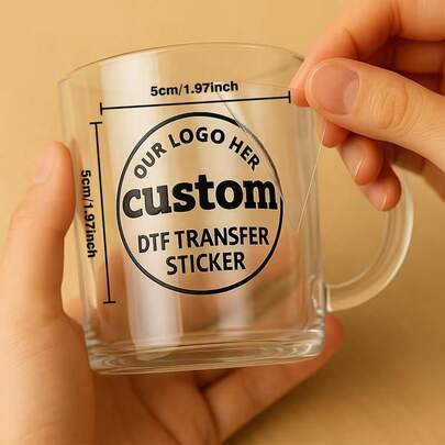 Custom UV Crystal Label Stickers, Personalized Gift Box, Bottle Body Dedicated Logo Stickers - Easy To Paste On Metal, Glass, Plastic Surfaces, Mixed Color Design, Glossy Effect, Promotional Stickers | Glossy Stickers | Stickers, Thin Film Stickers