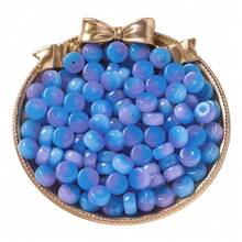 圆形树脂仿玉直孔算盘珠光环染色码头桶珠散珠扁珠DIY珠子材料配件 - 彩色 - 查看 1