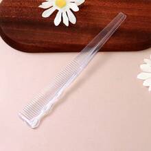 1把MasterLee防静电细齿梳，超薄耐高温材质，理发配件梳，美发造型工具梳，沙龙理发梳，剪发梳 - 彩色 - 查看 6