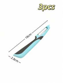 1pc Multi-Function Fruit & Vegetable Peeler, Suitable For Peeling Potatoes, Apples, Cucumbers, Carrots, Etc., Ideal For Kitchen Use - Multicolor - View 19