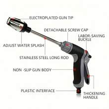 High Pressure Car Wash & Garden Sprayer With Foam Bottle - Long Handle Sprayer For Cleaning, Washing And Watering - View 9