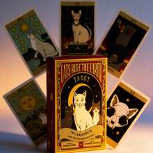 1set 78pcs Cats Rule The Earth Tarot Board Game Cards - Camel - View 5