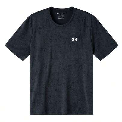 Under Armour UA Tech Tee Pixelate 舒适休闲男士短袖T恤，运动休闲宽松男士T恤 6005920-001