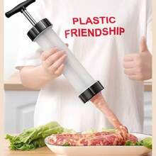 1pc Manual Home Sausage Stuffer, Thick Kitchen Tool For Home Use - Black - View 3