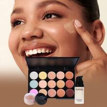 Bộ quà tặng trang điểm ngày Valentine POPFEEL - Bộ mỹ phẩm đa năng phù hợp cho người mới bắt đầu và làm quà tặng, với nhiều lựa chọn khác nhau. - Màu Khỏa thân - Xem 5