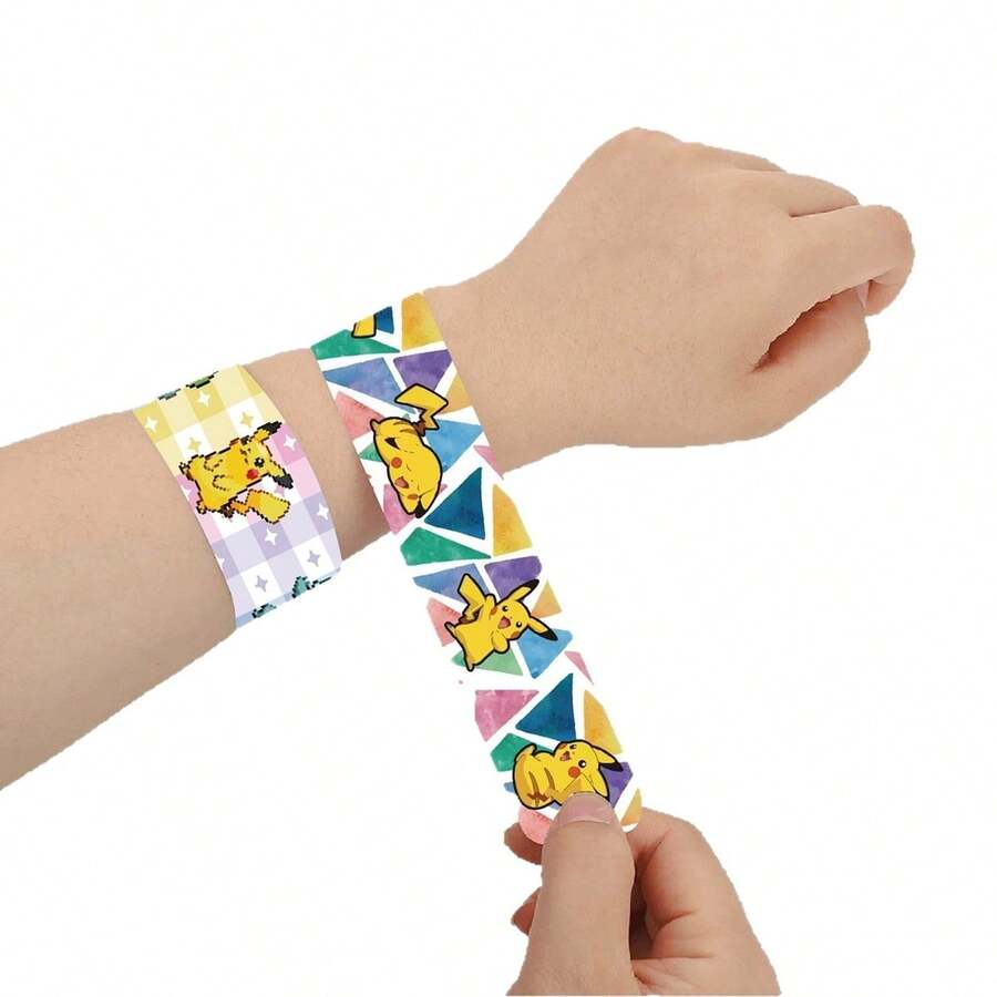 12个/套卡通按扣手环套装，款式随机，派对礼品 - 彩色 - 查看 1