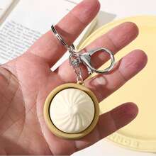 Creative Xiaolongbao Keychain, Essential Item For Office Workers, Backpack & Bag Decoration Pendant, Birthday Gift For Friends, Christmas Gift - Multicolor - View 8