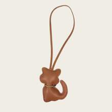 1/4pcs PU Leather Cute Cartoon Cat Keychain, PU Leather Kitten Keychain, Fashionable Cute Kitten Bag Keychain, Fashionable Animal Keychain Pendant, Decorative Keychain, Student/Couple Bag Accessory, Party Gift, Backpack Decoration Accessory Gift, Ideal Gift For Women (4pcs/1pc) - Multicolor - View 12