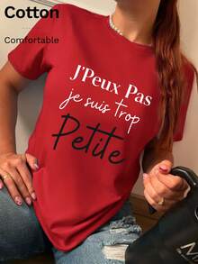 Women T-Shirts - Bright Red - View 2