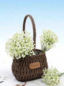 12pcs Gypsophila Artificial Bouquet Wedding Decor Realistic Versatile - Mỗi màu trắng, vàng, hồng, tím và xanh dương có 12 chiếc. - Xem 3